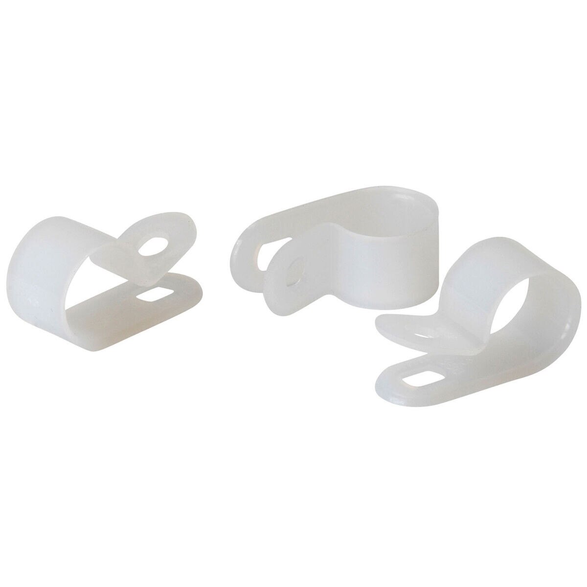 Heavy Duty Cable Clamps 1/2" Natural 100 Pcs.